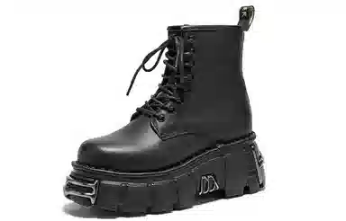 XB-ITER Black Platform Boots