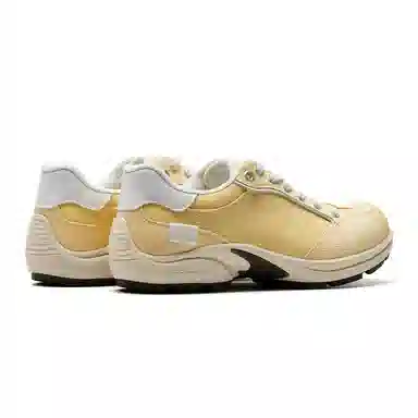 Mule Donkey Retro Thin Sole Low Top Sneakers Cheese Yellow