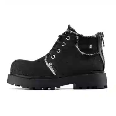 HANQIAORIJI Rebirth Series Black Martin Boots