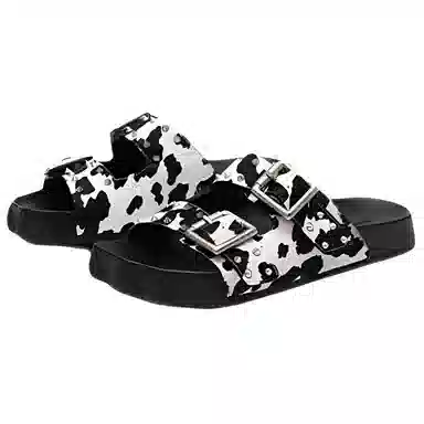 DAPHNE LAB Cat Stud Birkenstock Sandals