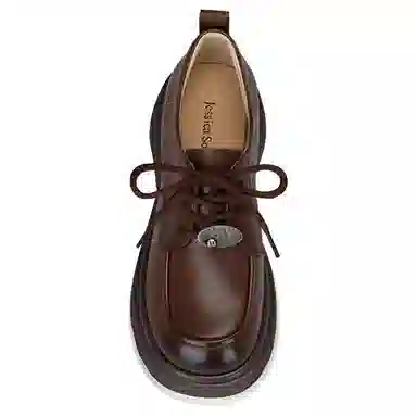 Jessica Sophia Classic Lace-Up Loafers 6cm