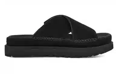 UGG Goldenstar Cross Slide Black