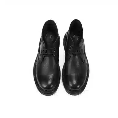 维戈 头层牛皮 时尚厚底 短筒 马丁靴 男款