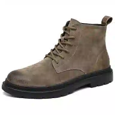 百伦韩 英伦风潮流 短筒 马丁靴 男款