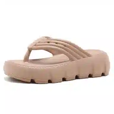 EXULL EVA Flip Flops Khaki