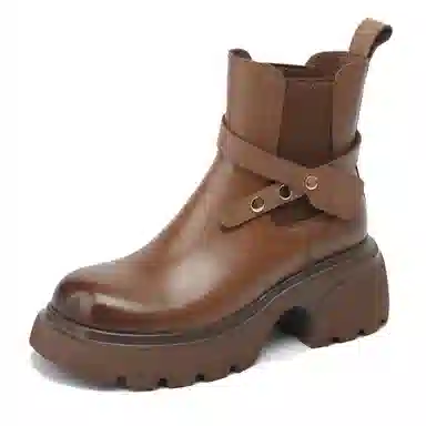 D:FUSE Scandinavia Brown Chelsea Boots