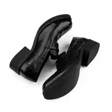 HANQIAORIJI Rebirth Series Black Loafers