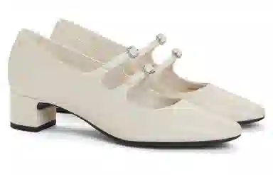 Charles & Keith Mary Jane Block Heel 4cm