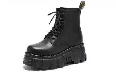 XB-ITER Black Platform Boots