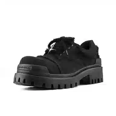 HANQIAORIJI Black Blood Series Derby Shoes