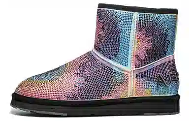 AU&MU Rainbow Short Snow Boots