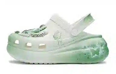 Crocs Classic Clog Green White