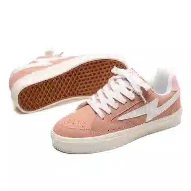 OAOQ Suede Low Top Sneakers Dusty Pink