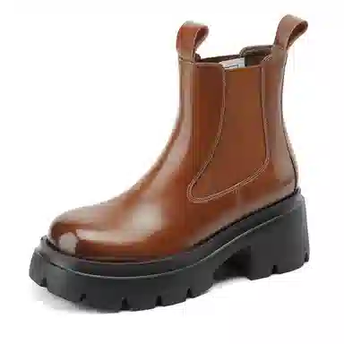 D:FUSE Scandinavia Brown Chelsea Boots