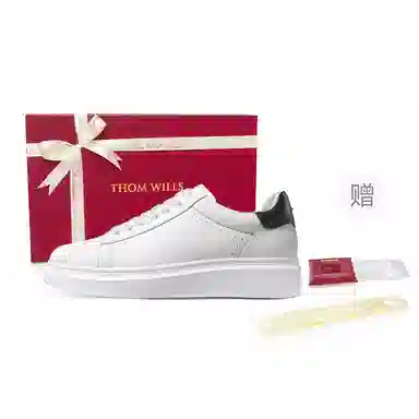 Thom Wills White Platform Sneakers