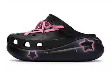 Crocs Classic Clog Neon Star Black Pink