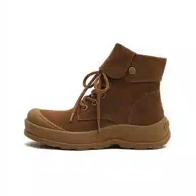 MASOOMAKE Cute Design Series Suede Martin Boots Women