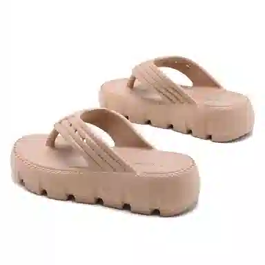 EXULL EVA Flip Flops Khaki