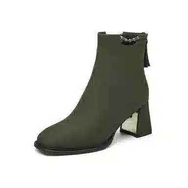 Daphne PU Ankle Boots