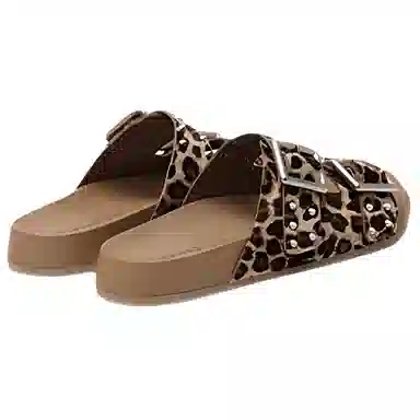 DAPHNE LAB Cat Stud Birkenstock Sandals