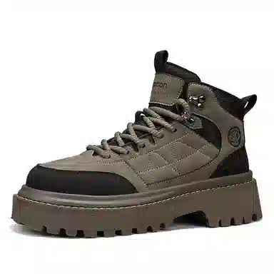 意尔康 合成革 时尚潮流 百搭 户外靴 男款