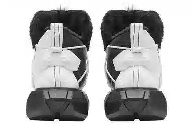 NORVINCY Snow Boots Black White
