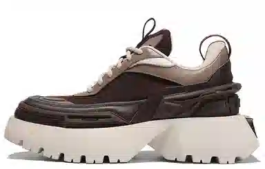 OGR 5cm Platform Sneakers Gravel Brown