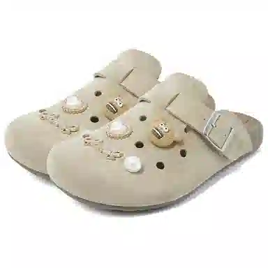 COMELY Rubber Sole Slip-On Sandals