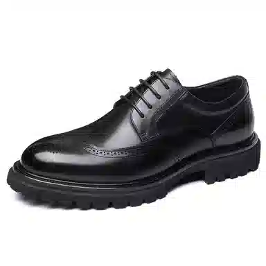 LAORENTOU Business Leather Shoes 3.5cm