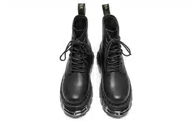 XB-ITER Black Platform Boots