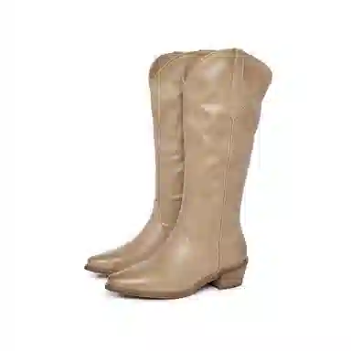 reemoor V Cut Slim High Boots 4.5CM