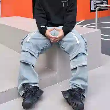 Masongarments Shark Tooth 3 Black