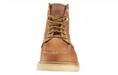 CAT Durable High-Top Outdoor Boots Brown Yellow
