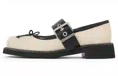 CHARLES&KEITH Mary Jane Silver/Black