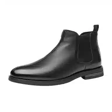 澳伦 头层牛皮 软皮舒适 及踝 切尔西靴 男款 棕色