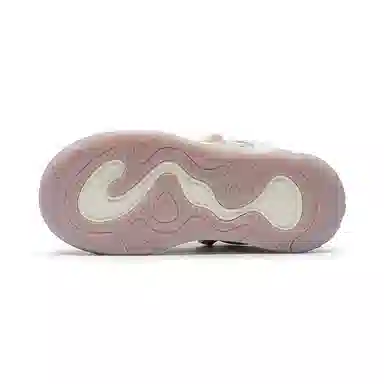 Champion Puffy Donut Low Sneakers Cream Purple