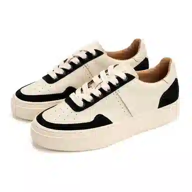 Foot Industry Tennis Trainer Black White