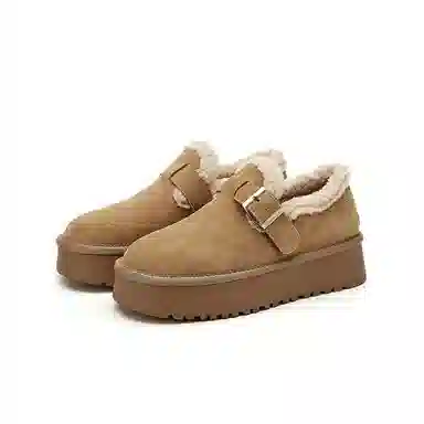 DAPHNE Suede Ankle Snow Boots