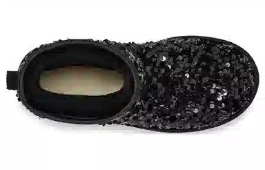 UGG Short Sequin Black