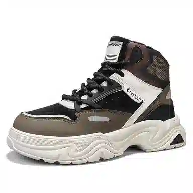 Leather British Style Vintage Fashion Ankle Boots Men