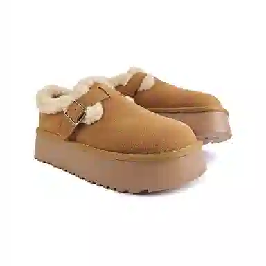 La Chapelle Ankle Snow Boots Camel