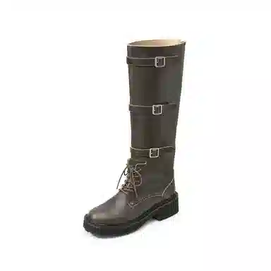 Lost in Echo High Boots Green