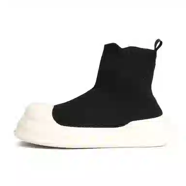 Taidian High Top Casual Shoes Black