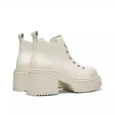 CHERYKALLY Thick Sole Ankle Boots 7.5cm