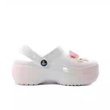 Crocs Classic Platform Clog White Pink