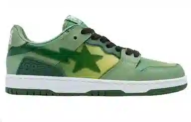 A BATHING APE SK8 White Green