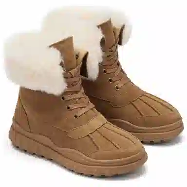 73Hours Winter Warm Snow Boots Brown