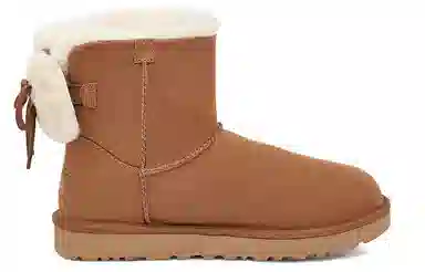 UGG Classic Double Bow Mini Chestnut