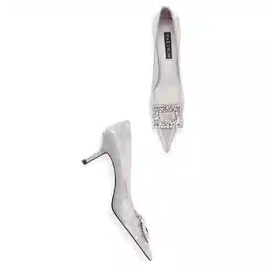 Sasini Man Square Buckle Heels