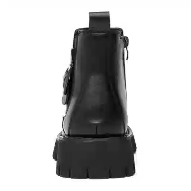 法派 英伦风工装舒适耐磨 中筒 切尔西靴 男款 黑色